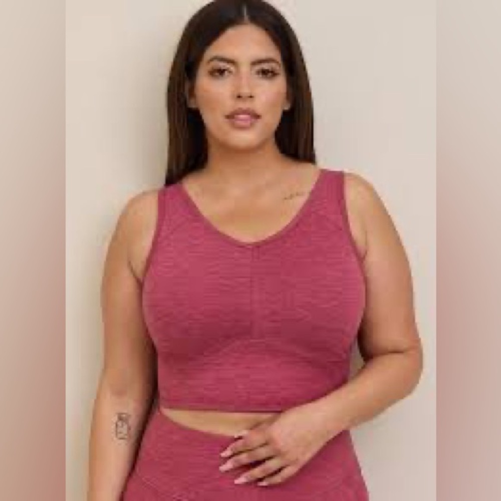Torrid Low Impact Wireless Active Sports Bra Dusty Rose